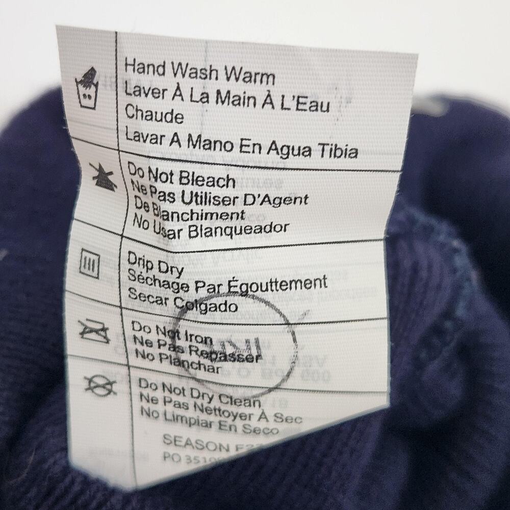 Carhartt Hat Cap Beanie Cuffed Mens One Size Blue Knit A18 Workwear Winter - Picture 5 of 5